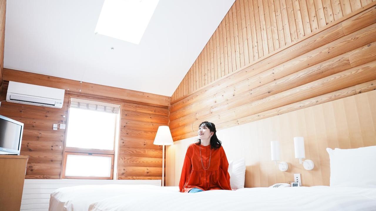 Log Hotel The Maple Lodge Iwamizawa Exterior foto
